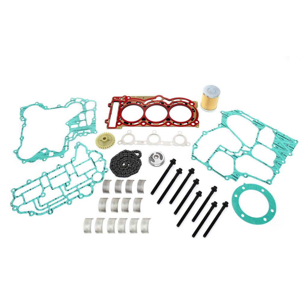 Evolution Powersports components for 2017+ Can-Am Maverick X3 OEM engine rebuild