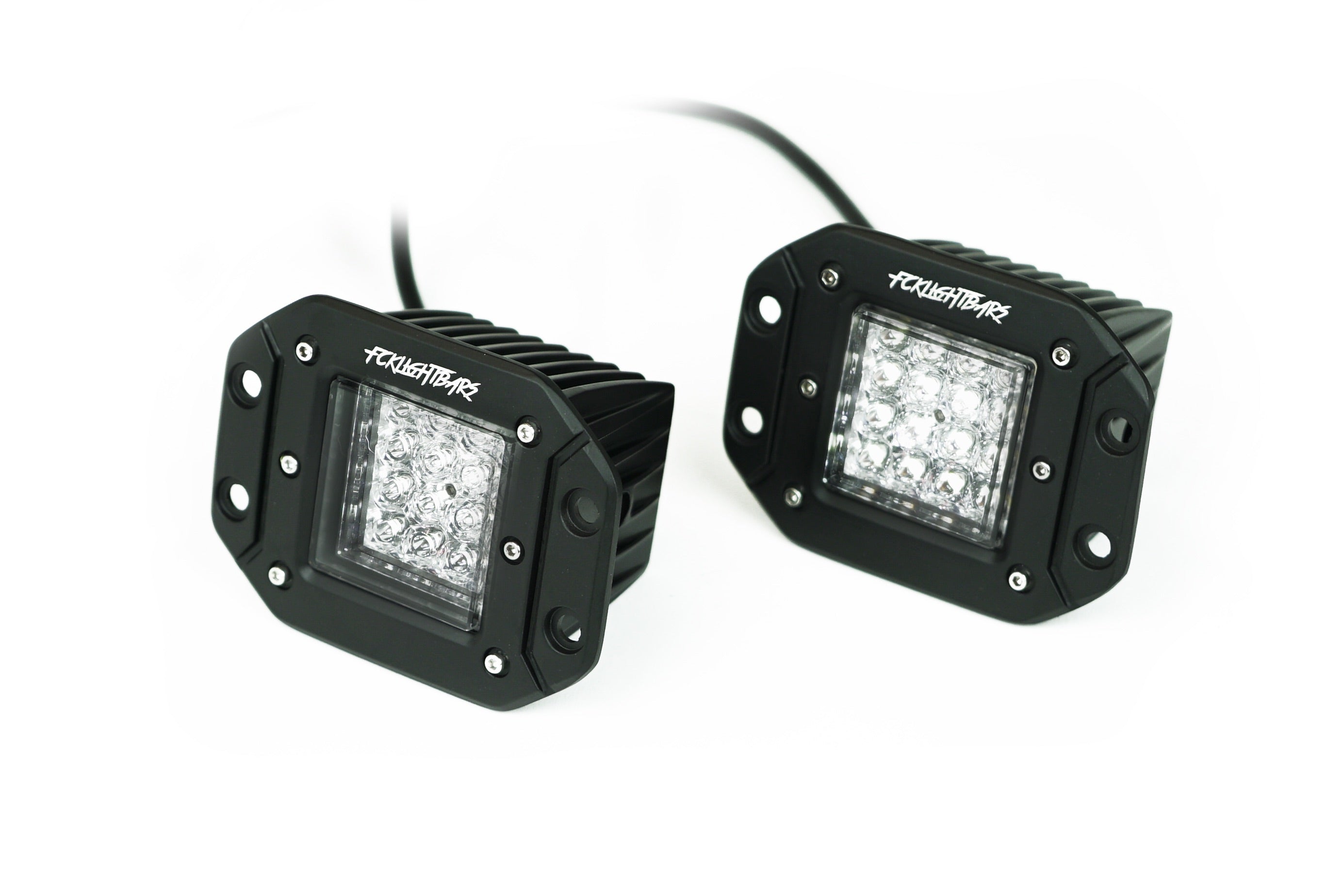 FCKLightBars Dual Purpose Chase flushmount pods, SKU FCK-DPCP-F