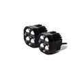 FCKLightBars Hyper Series amber and white LED pod pair FCK-HSP