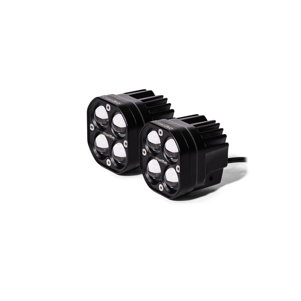 FCKLightBars Hyper Series amber and white LED pod pair FCK-HSP