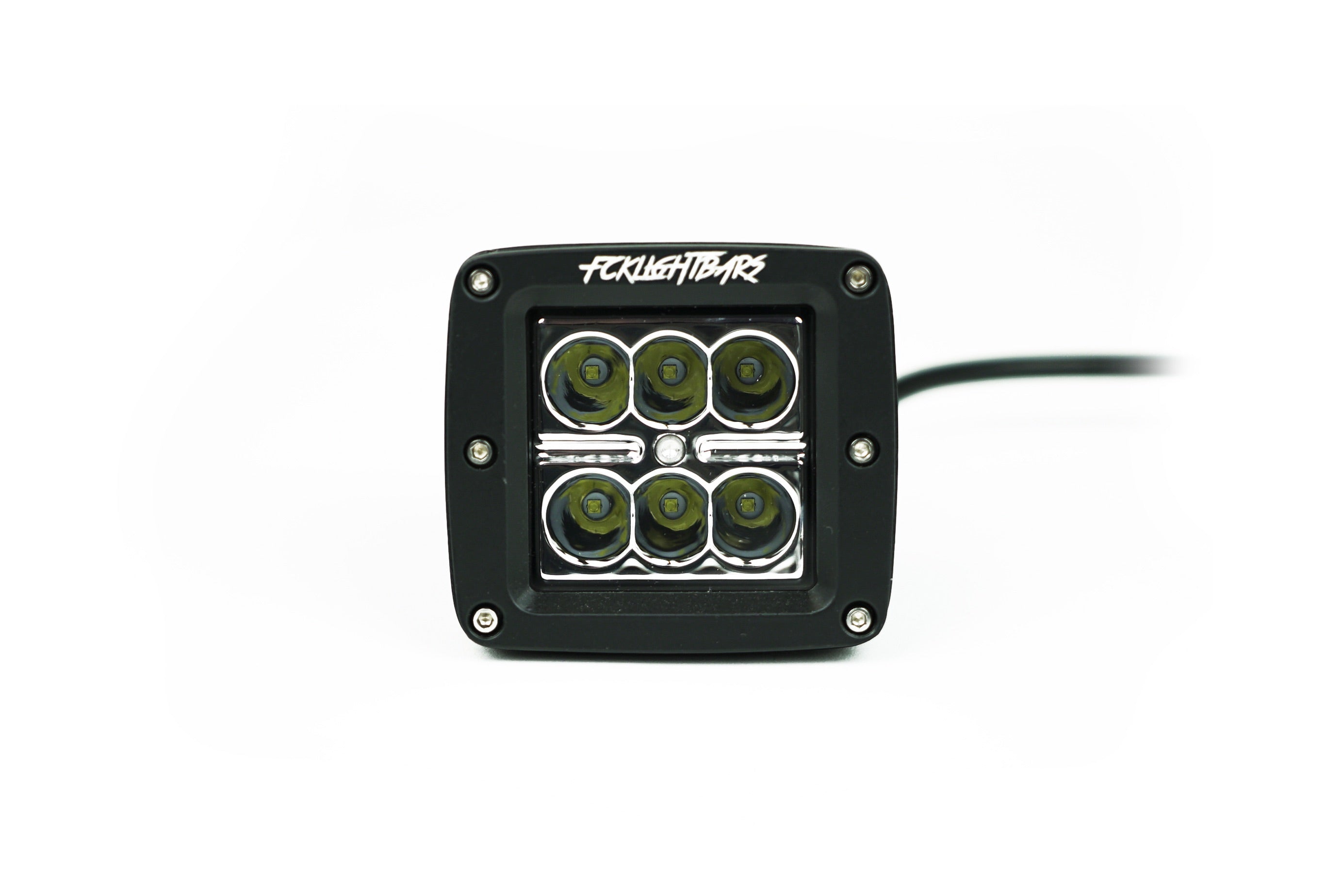 FCKLightBars P-3 high-output 3-inch LED pod with spot beam, SKU FCK-P3-S