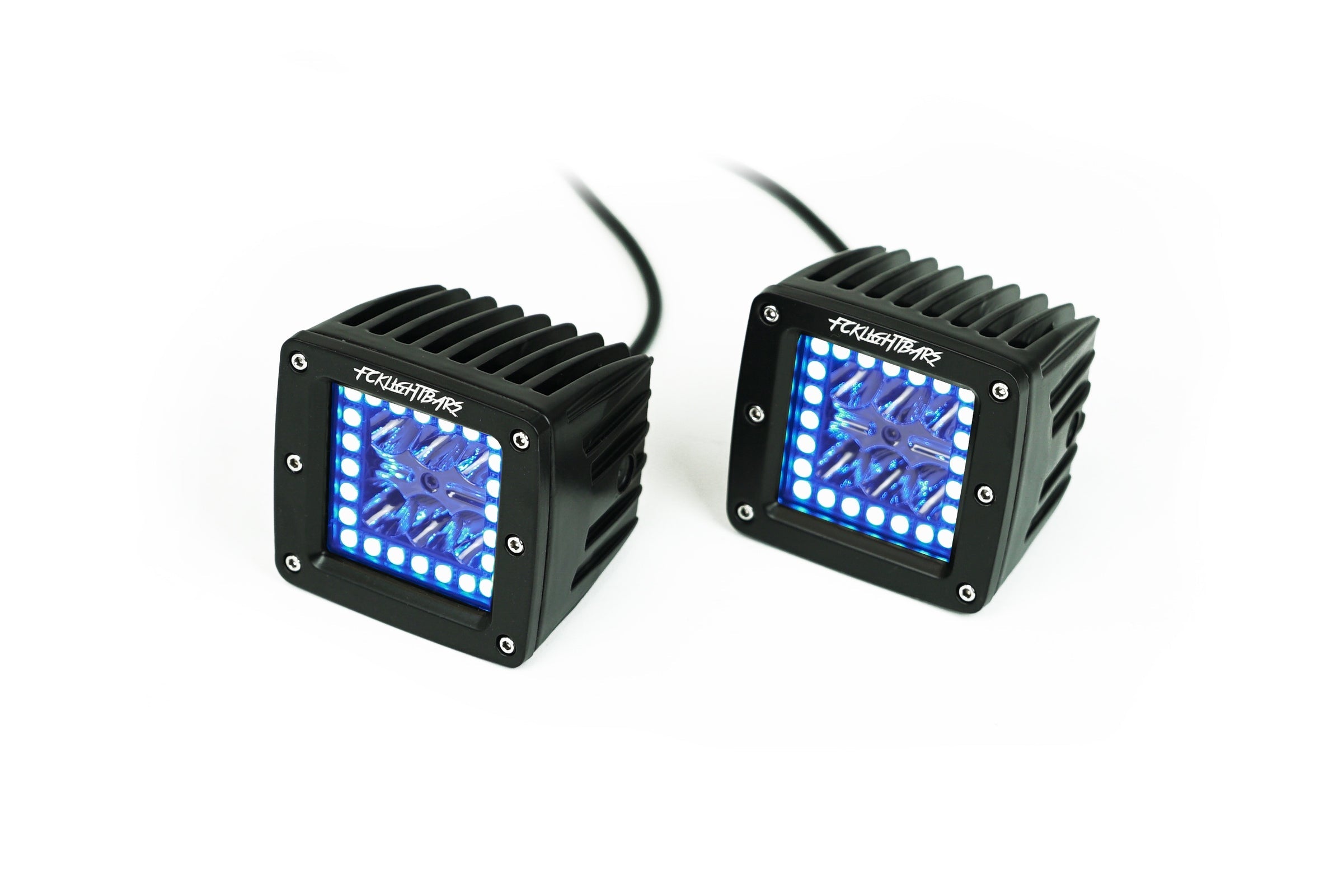 FCKLightBars RGB high-output LED pods, SKU FCK-RGBHP-RF