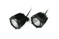 FCKLightBars RP-S1 3-inch round LED fog pods with amber lenses, SKU FCK-RPS1-A