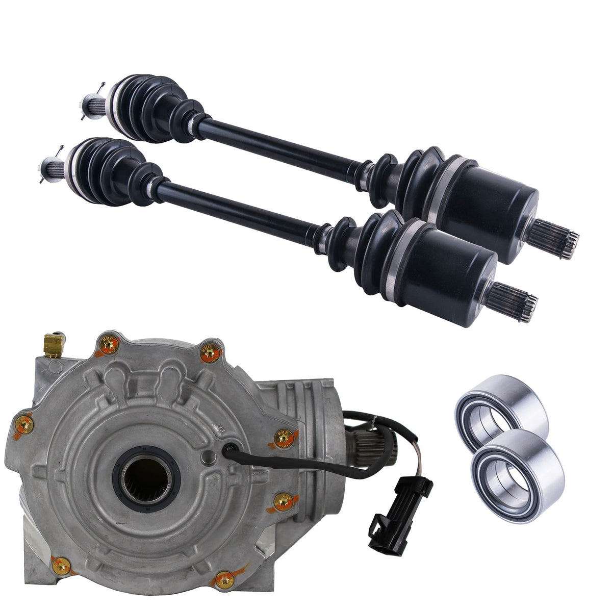 Polaris Ranger 570 MidSize /  ETX Front Differential Axles & Wheel Bearing Bundle