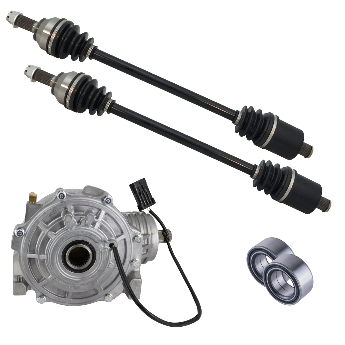Polaris RZR 1000 XP / XP 4 Front Differential Axles & Wheel Bearings Bundle