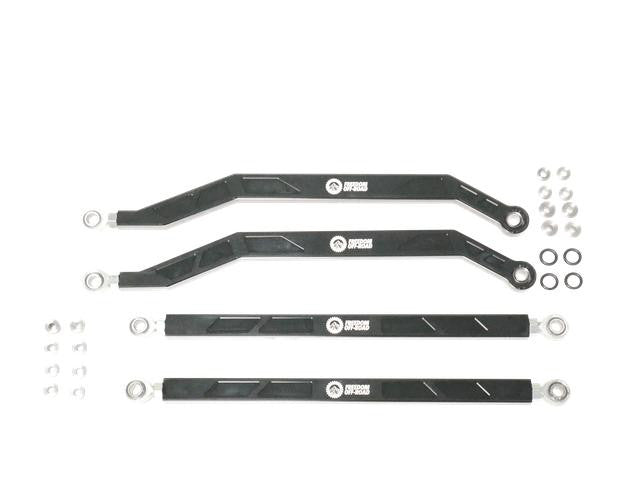 Freedom Off-Road High-Clearance Radius Rod Set – Black | 2017–2024 Polaris RZR