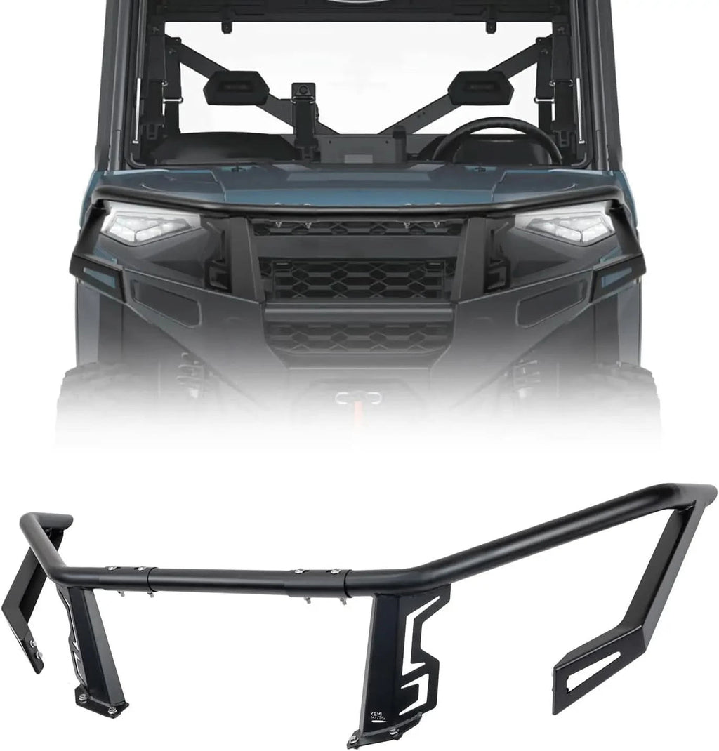 Front Upper Bumper Brush Guard, Rigid Steel for Polaris Ranger XP 1000 2025-2026