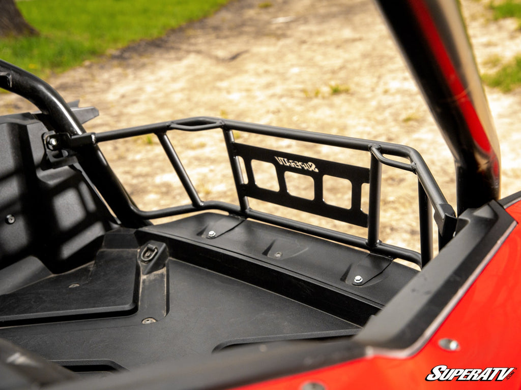 Honda Talon 1000 bed enclosure installed with cooler