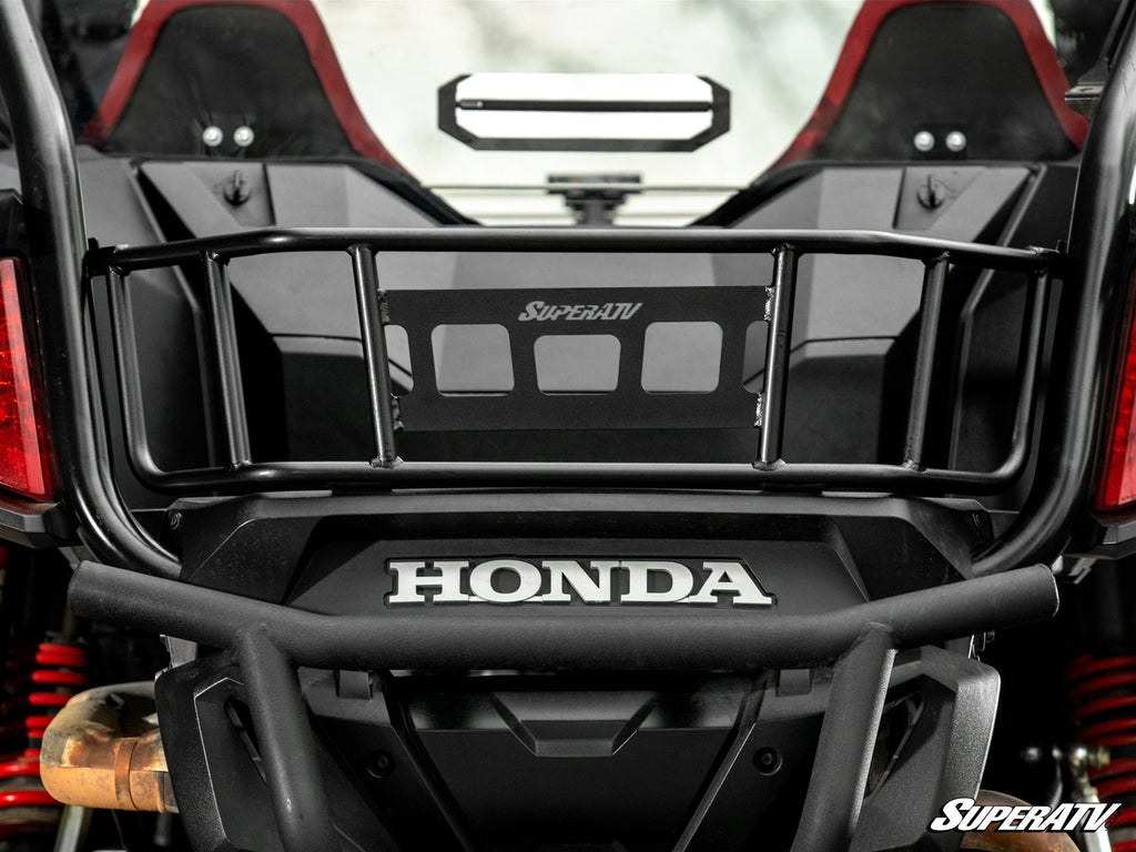 SuperATV Honda Talon bed enclosure close-up