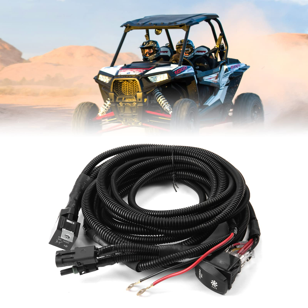 ATV/UTV Fan Override Switch Kit For Polaris, Can-Am