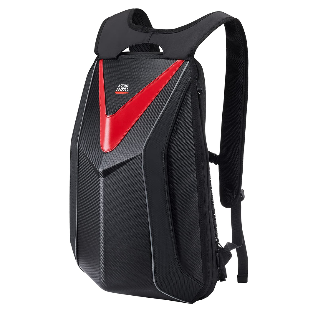 KEMIMOTO 20L motorcycle hardshell expandable backpack
