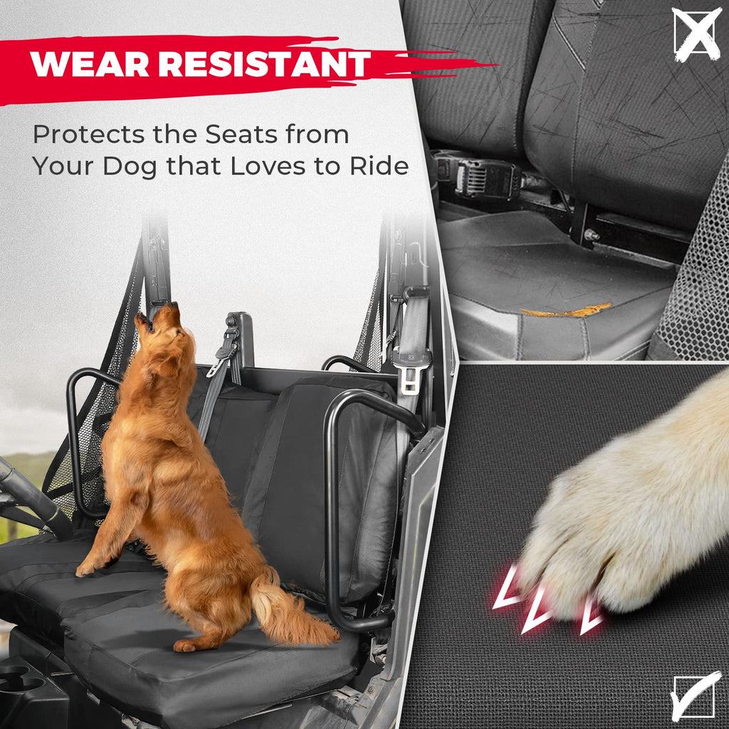 UTV Front & Rear Seat Covers for Polaris Ranger Crew XP 1000