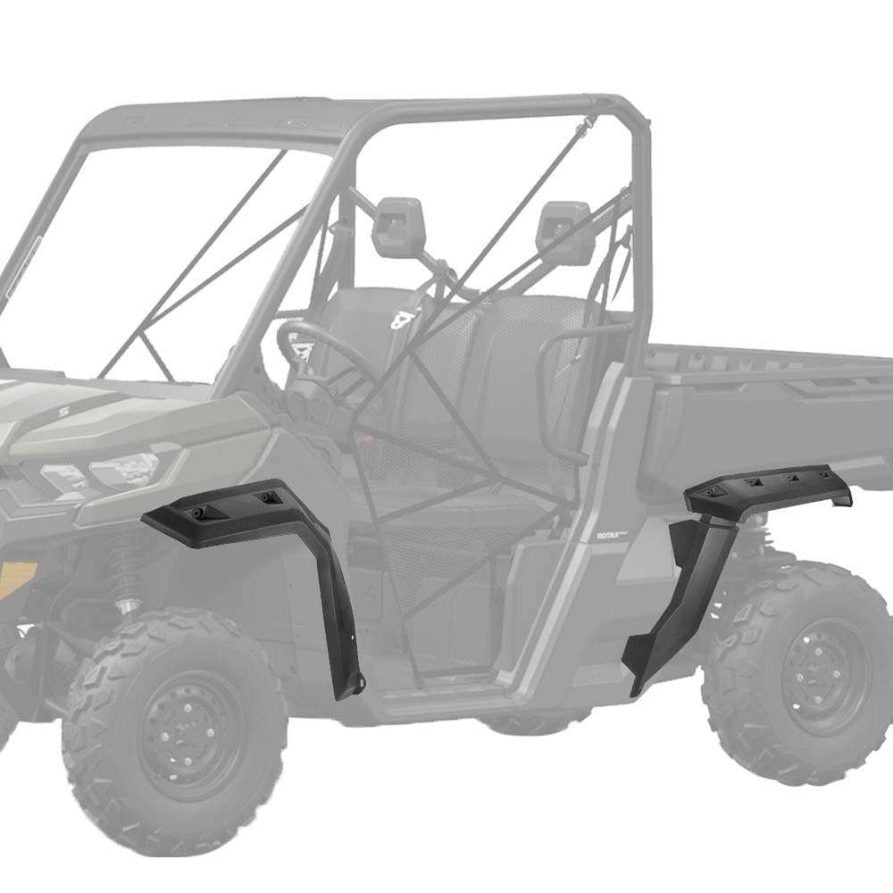 Front and Rear Extended Mud Guards For Can Am Defender