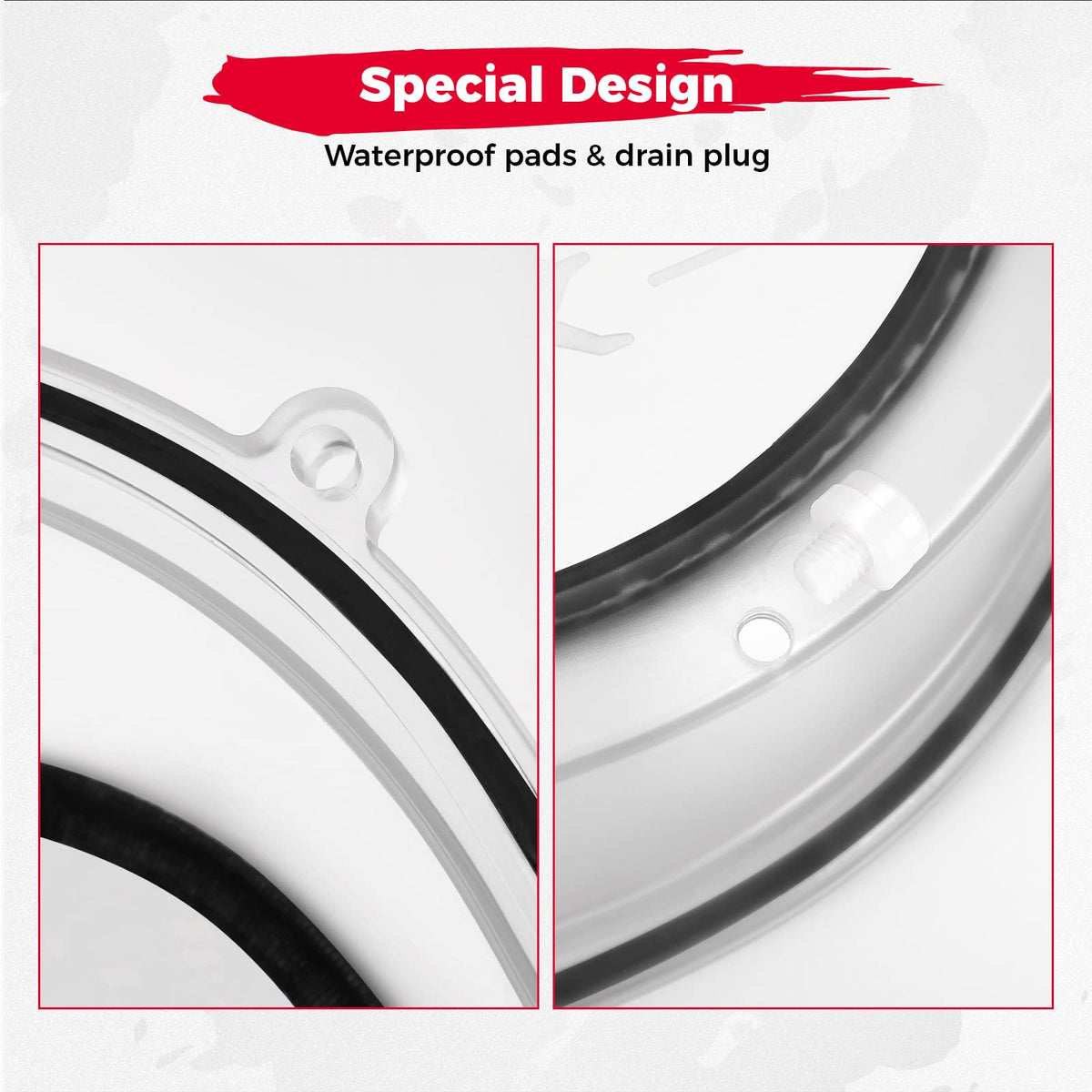 Outer Clutch Cover with RGB LED Strip Lights for Can-Am Maverick X3/MAX