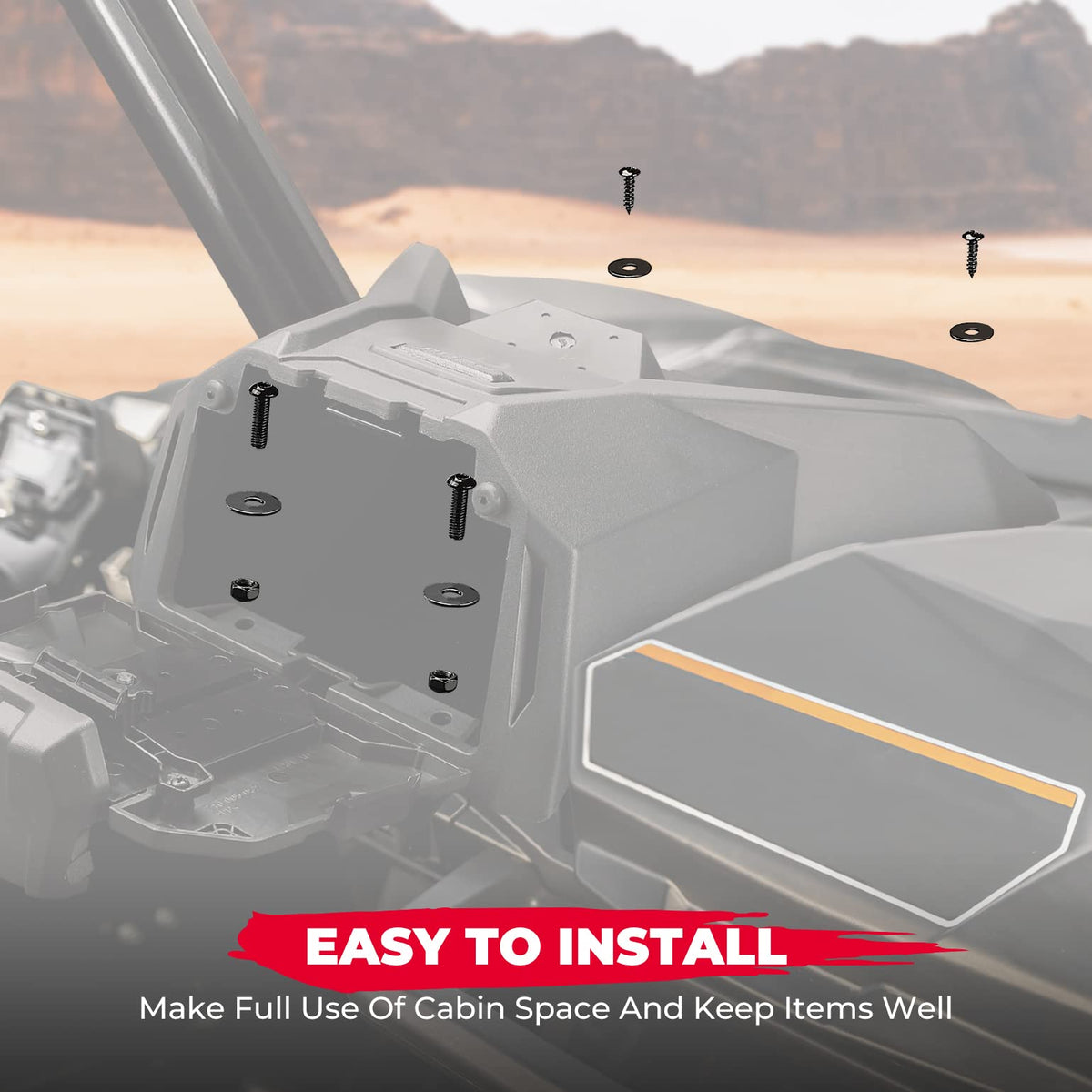 Tablet Holder With Storage Box Fit Can Am Maverick Sport Trail