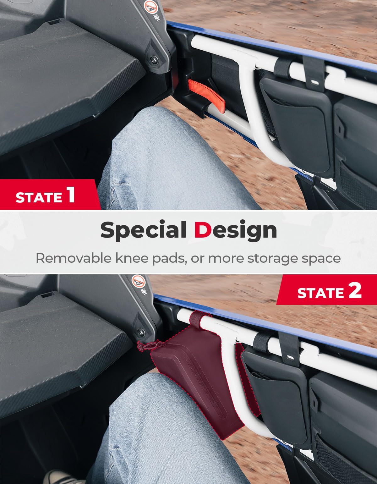 Updated Water-Repellent Door Bags for Can-Am Maverick X3 / MAX