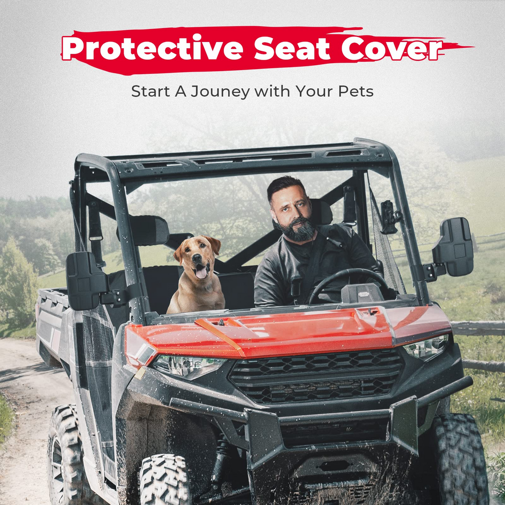 Split Bench Seat Covers for Polaris Ranger XP 1000/CREW (6 PCS)
