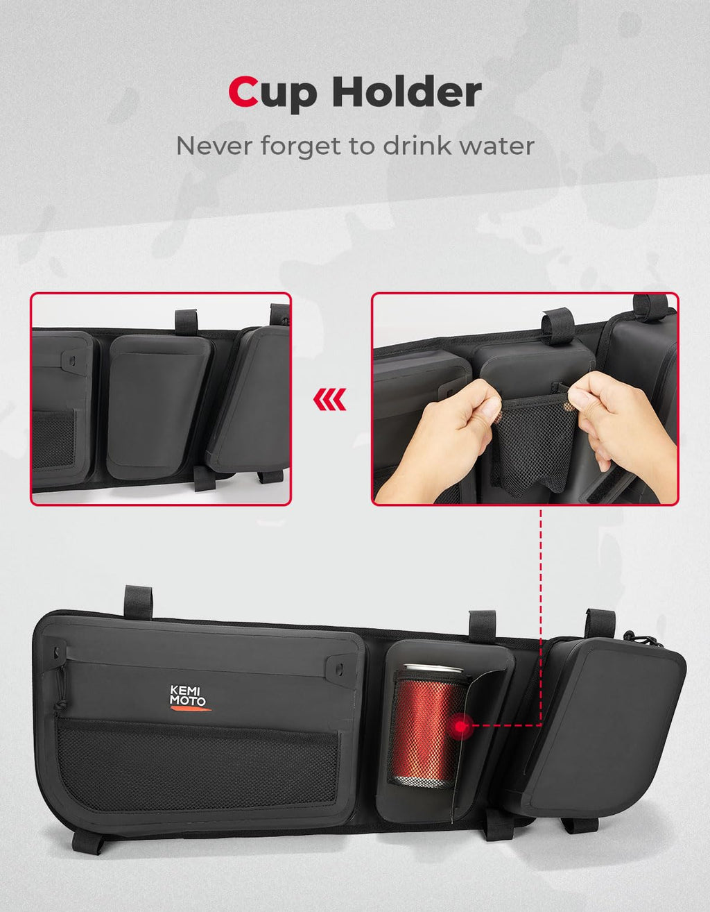 Updated Water-Repellent Door Bags for Can-Am Maverick X3 / MAX