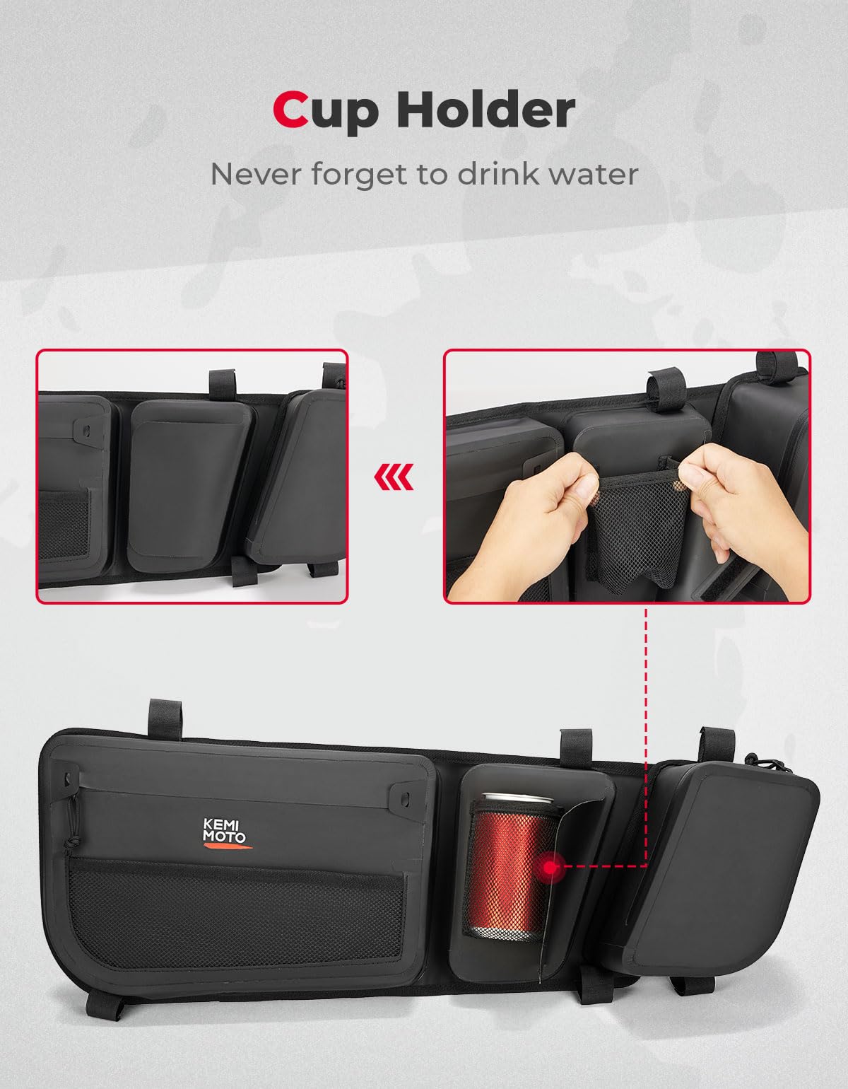 Updated Water-Repellent Door Bags for Can-Am Maverick X3 / MAX
