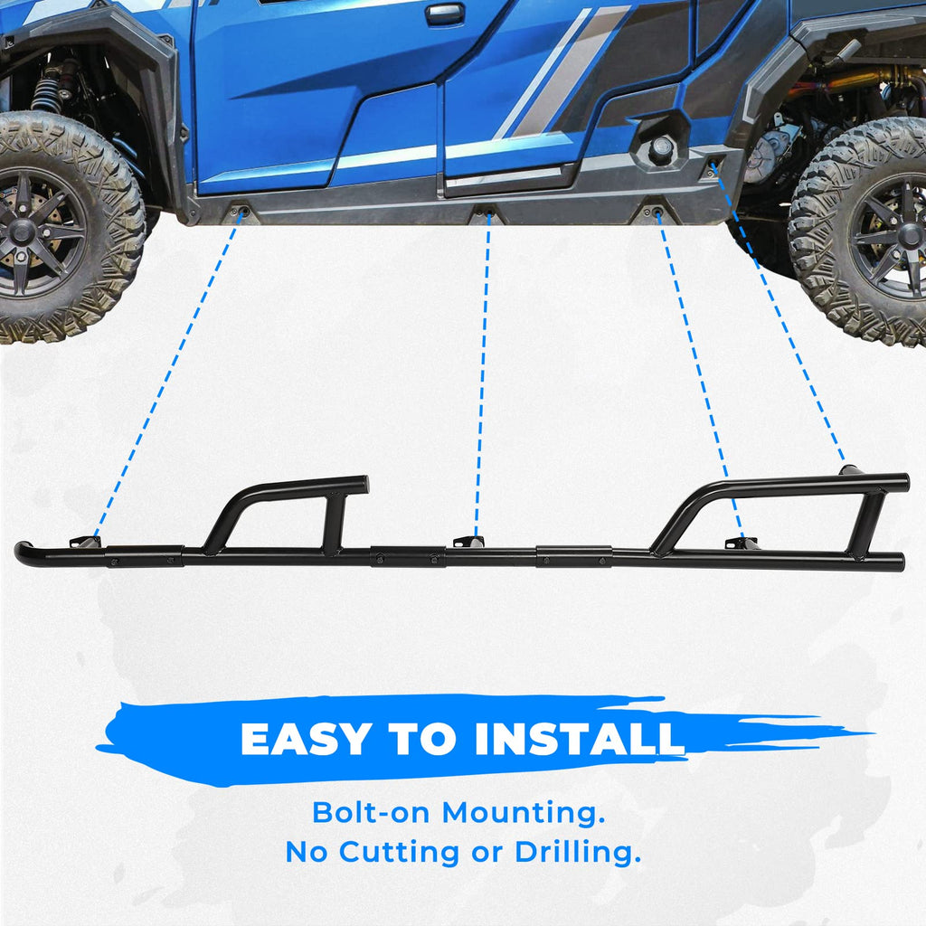 Nerf Bars Rock Sliders for Polaris General XP 4 1000