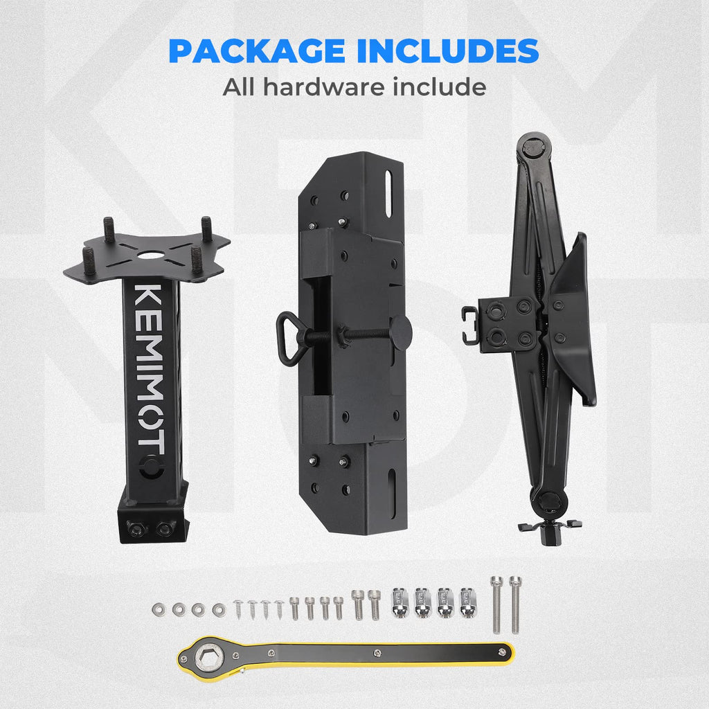 UTV Spare Tire Mount for Polaris Ranger 500 1000 XP 1000