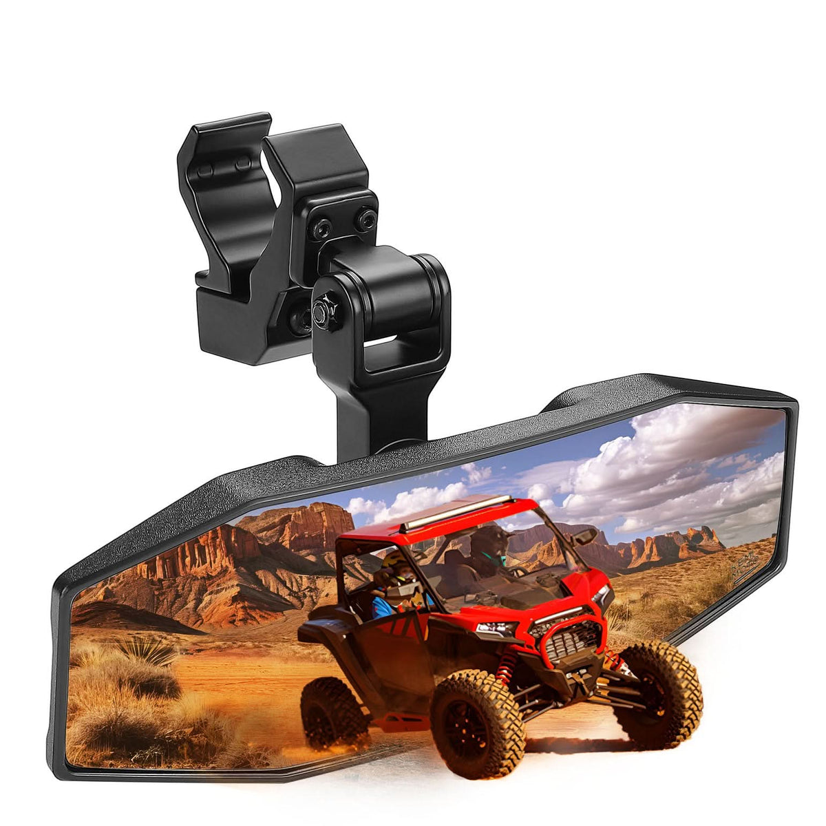 KEMIMOTO UTV Rear View Mirror for Polaris RZR, Pioneer, Can AM, CFMOTO