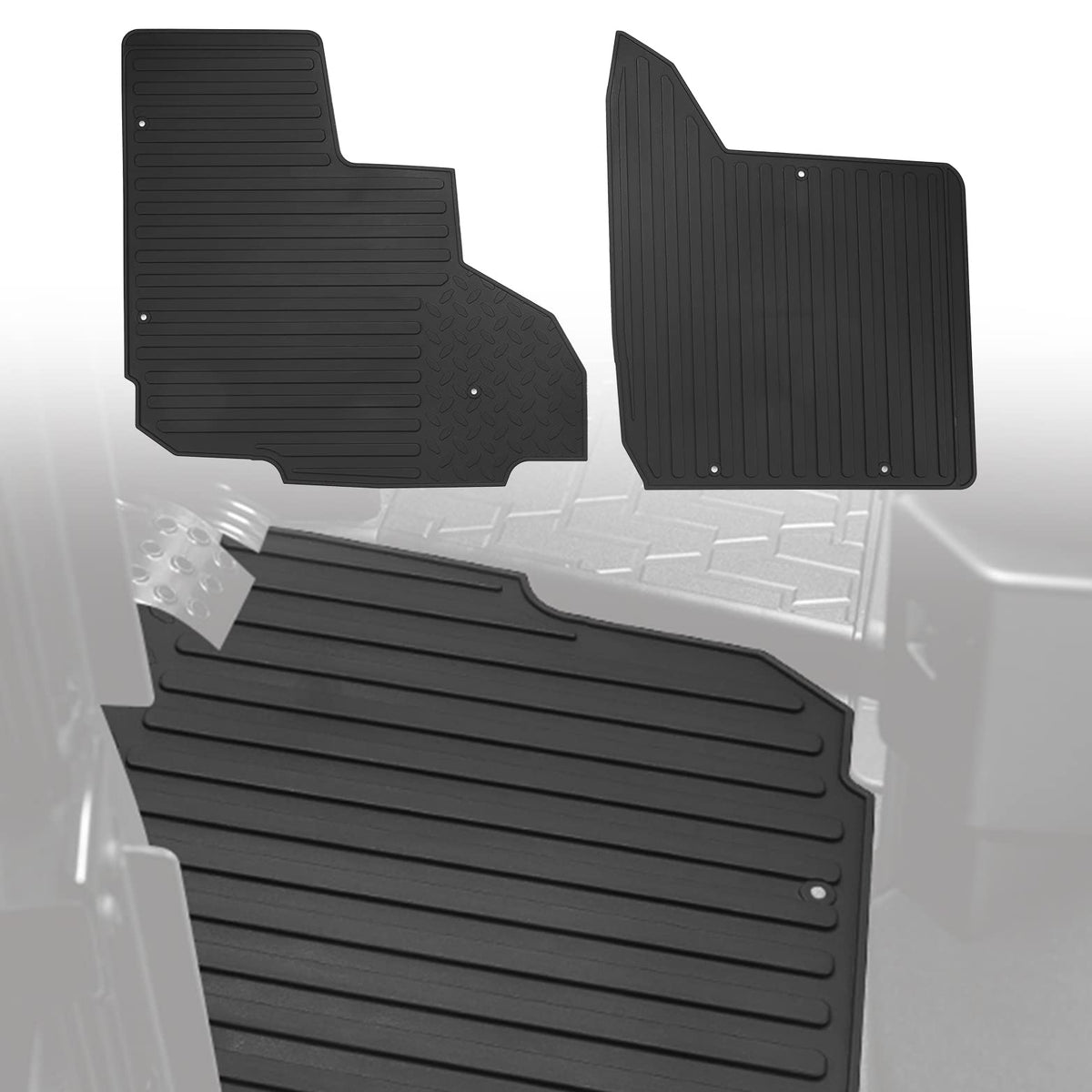 KEMIMOTO Floor Mats for Kawasaki Mule PRO MX