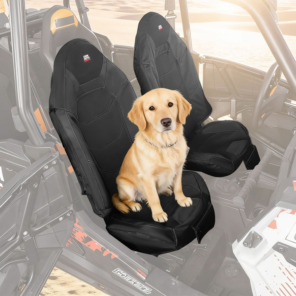 KEMIMOTO Seat Covers with Pocket for Polaris RZR XP 1000 / XP Turbo / RS1 (2014–2023)