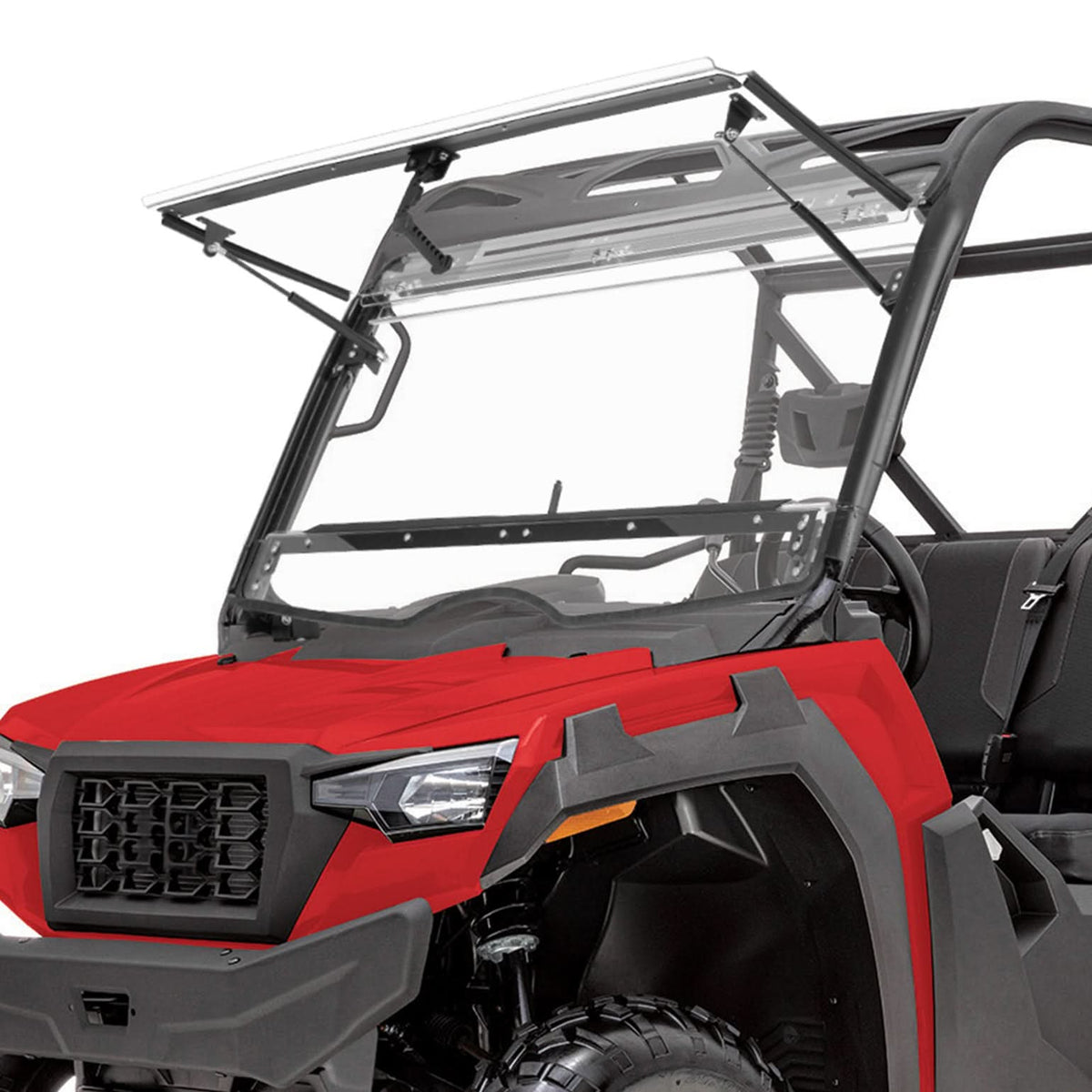 KEMIMOTO 3-in-1 Flip Front Windshield for 2020+ Tracker 800SX