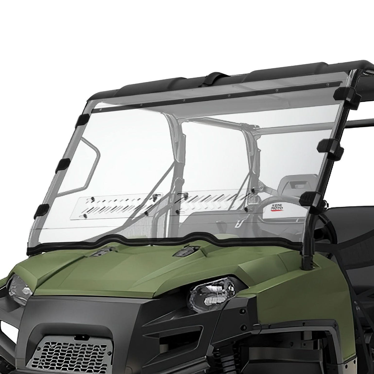 KEMIMOTO Front Vented Windshield for Polaris Ranger 800/XP 800/Crew (Not Fit Midsize)