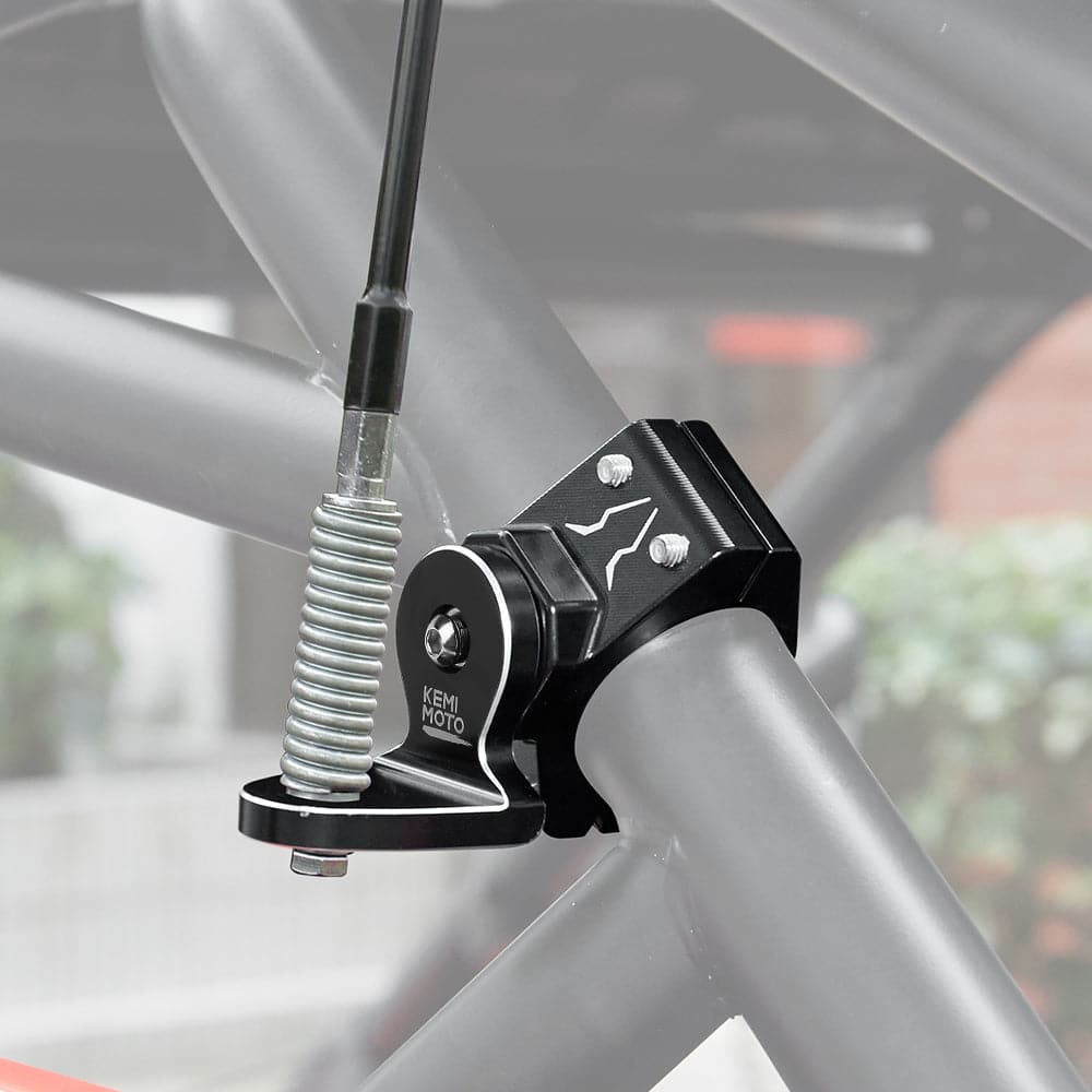 KEMIMOTO UTV Flag & Whip-Light Mount for 1.75–2 Inch Roll Bars