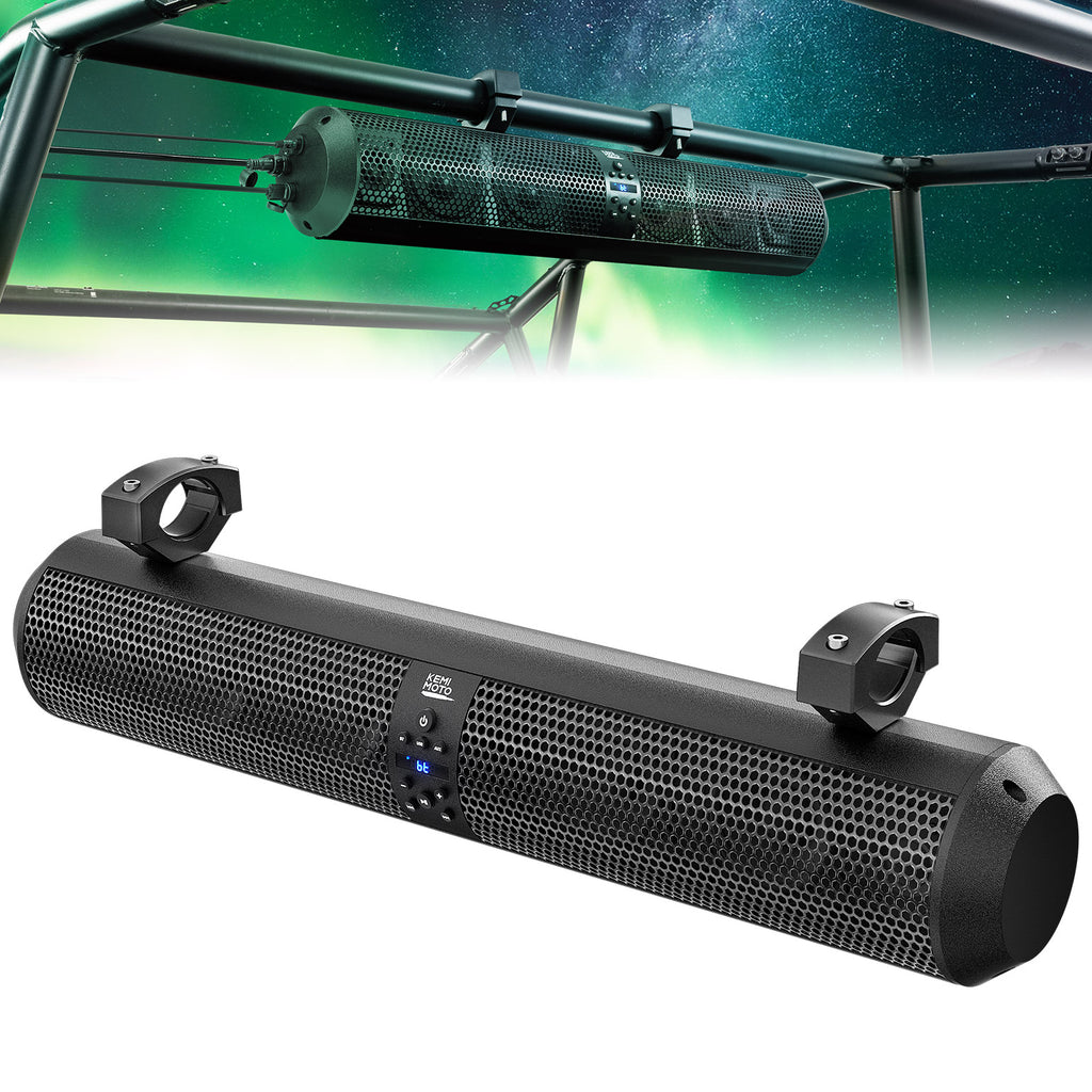 KEMIMOTO 28-Inch 6-Speaker Bluetooth UTV Sound Bar
