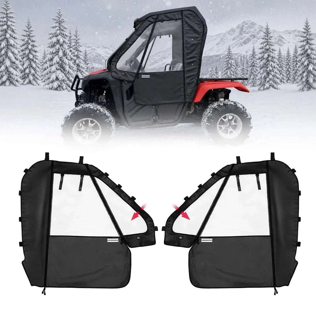 KEMIMOTO Soft Upper Doors For Honda Pioneer 500/520