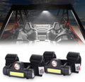 KEMIMOTO rechargeable UTV interior roll-bar lights, 2-pack