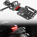 KEMIMOTO motorcycle license plate bracket with LED signal light