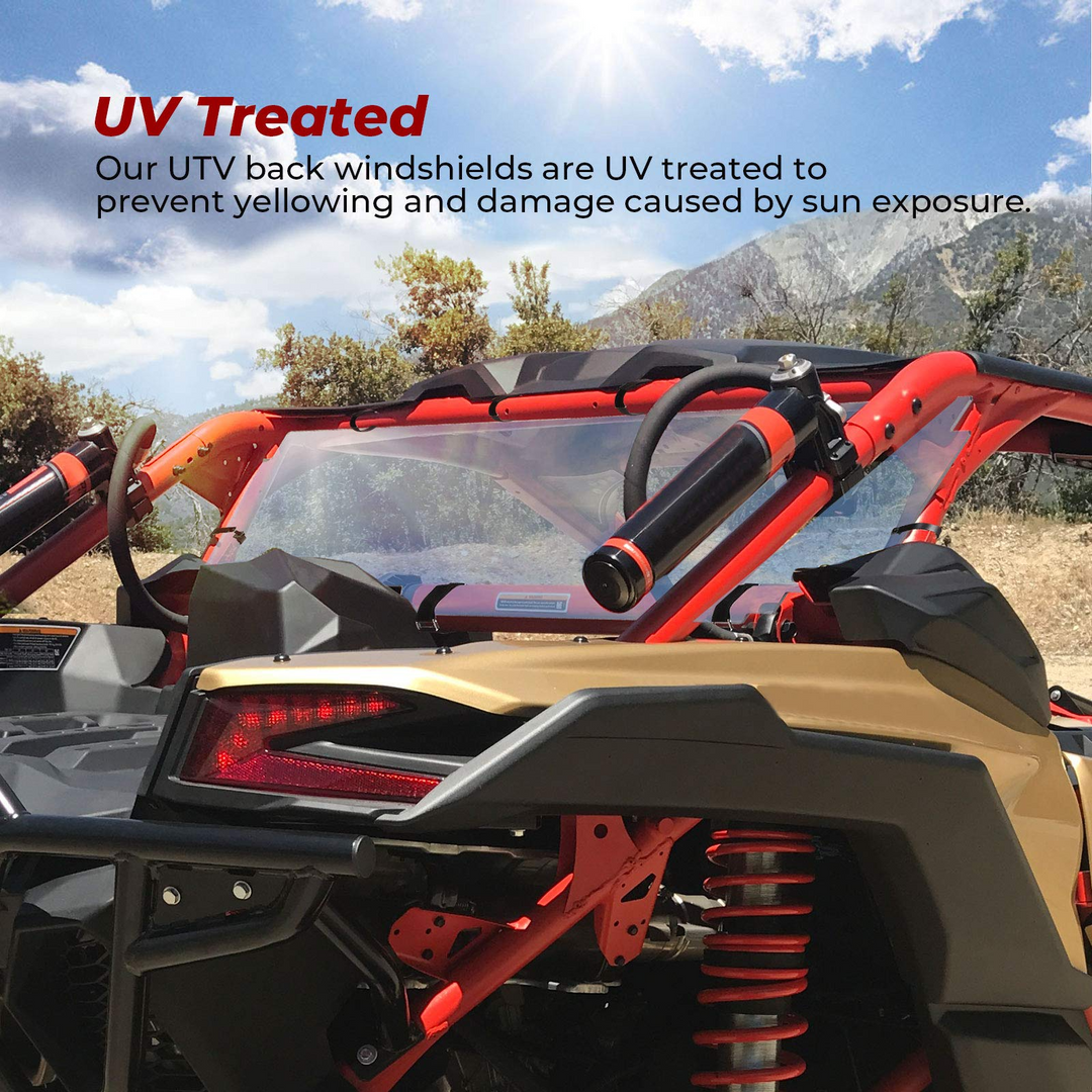 KEMIMOTO rear windshield for Can-Am Maverick X3