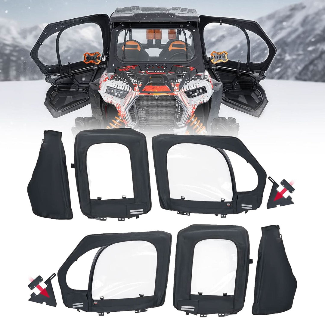 KEMIMOTO soft upper doors for Polaris RZR XP4 1000