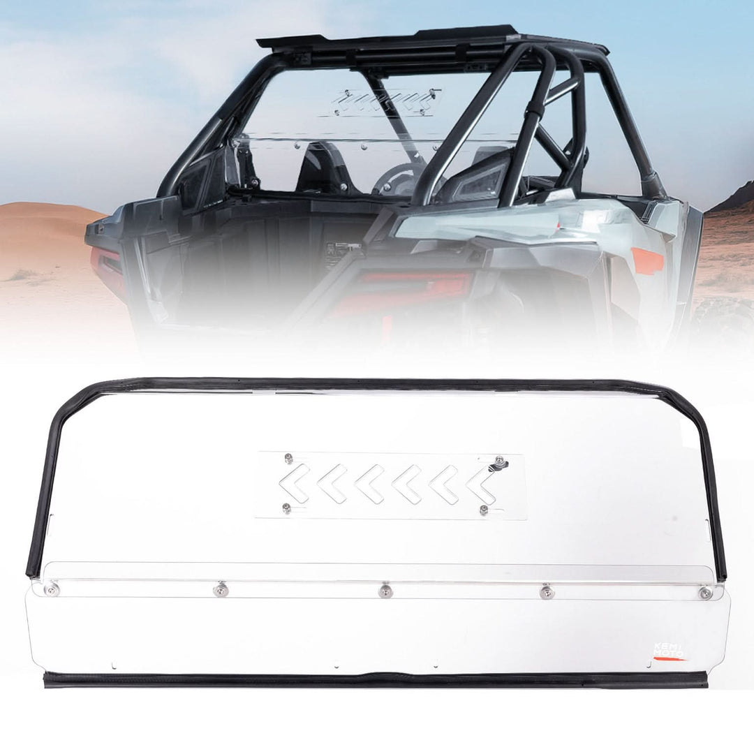 KEMIMOTO rear vented windshield for Polaris RZR PRO XP