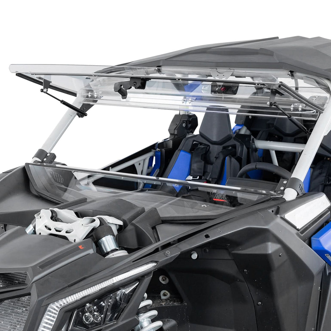 KEMIMOTO 3-in-1 front flip windshield for Can-Am Maverick X3