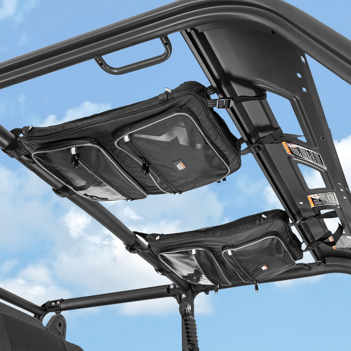 KEMIMOTO two-piece overhead storage bags for CFMOTO UForce 1000 and 1000XL