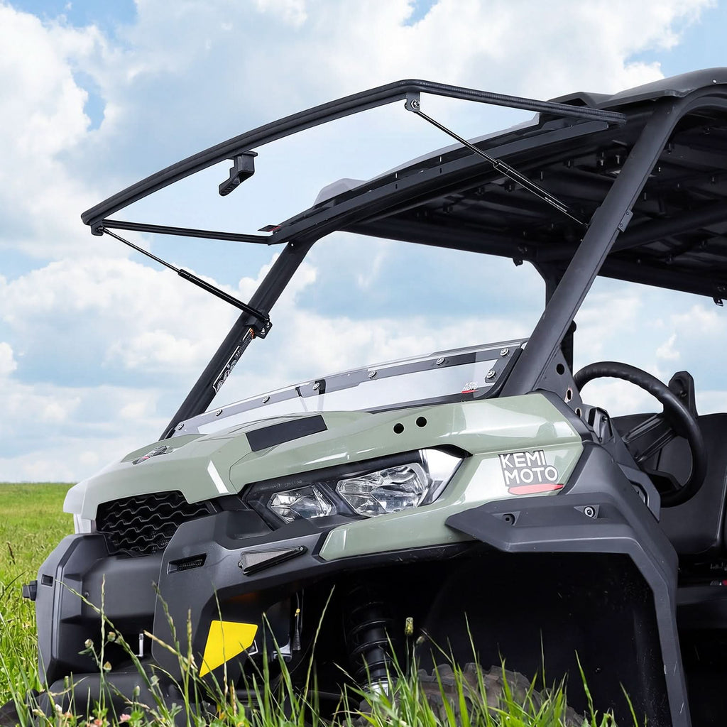 KEMIMOTO flip front windshield for Can-Am Defender and Defender MAX
