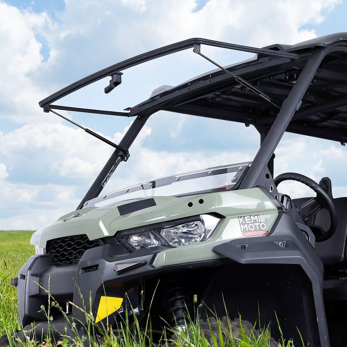 KEMIMOTO flip front windshield for Can-Am Defender and Defender MAX