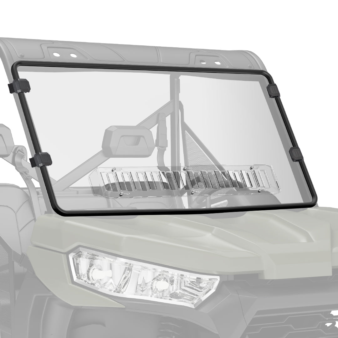 KEMIMOTO clear vented full windshield for Can-Am Defender