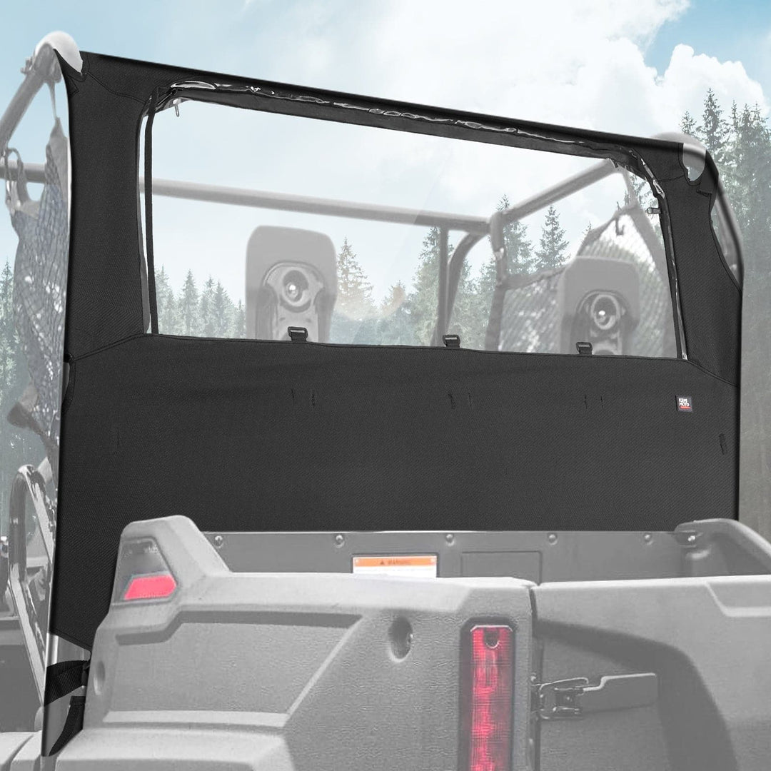 KEMIMOTO fabric rear panel with zipper window for Honda Pioneer 700 and 700-4