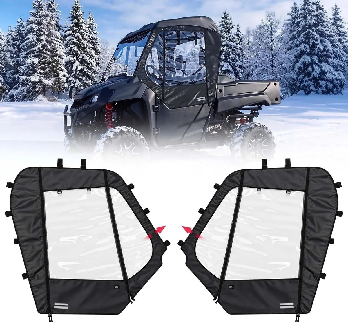 KEMIMOTO soft upper doors for Honda Pioneer 700