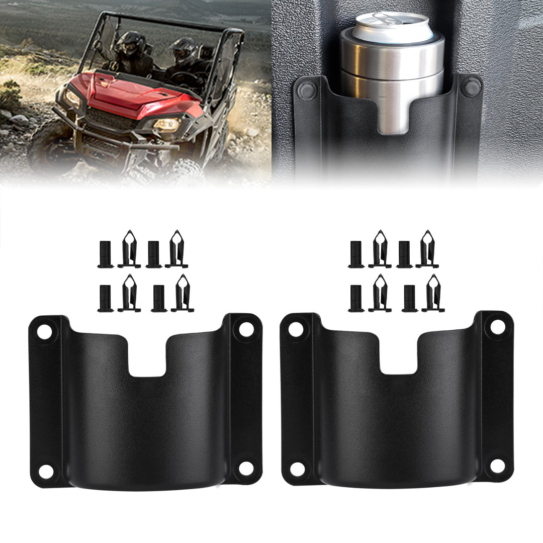 KEMIMOTO door-mount cup holders for Honda Pioneer 700-4 and 1000-5