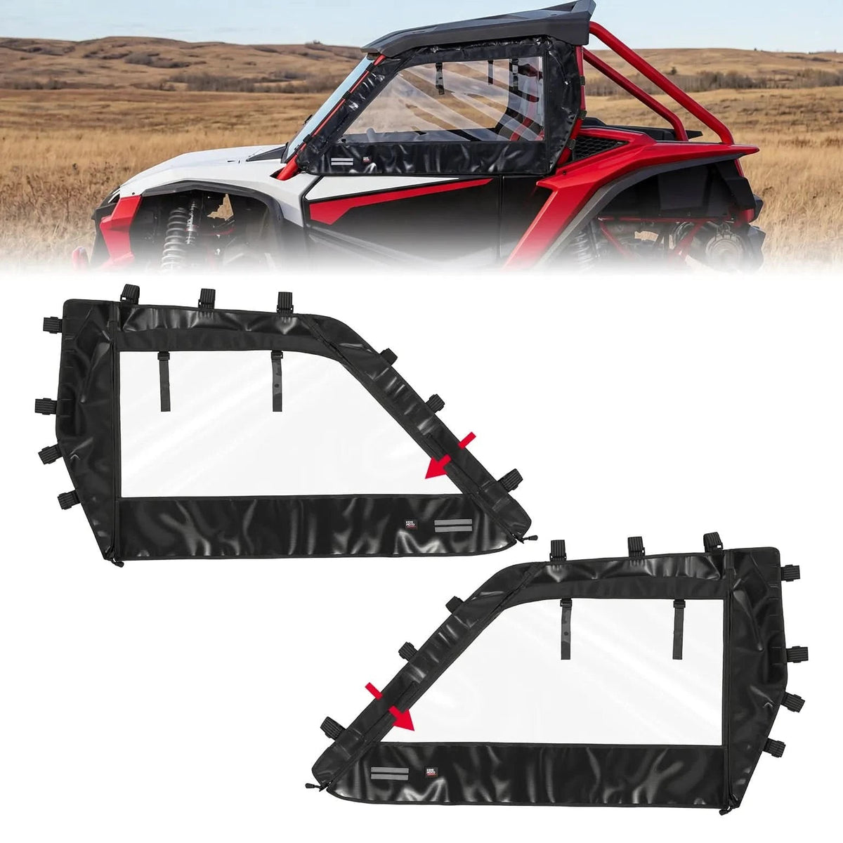 KEMIMOTO soft upper doors for Honda Talon 1000X and 1000R
