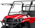 KEMIMOTO 3-in-1 flip windshield for Kawasaki Mule PRO-MX 2019 and newer