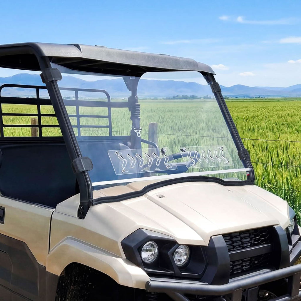 KEMIMOTO vented front windshield for Kawasaki Mule PRO-MX