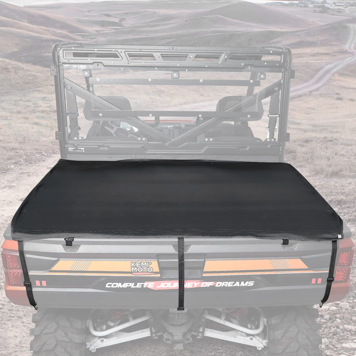 KEMIMOTO waterproof cargo bed cover for Polaris Ranger